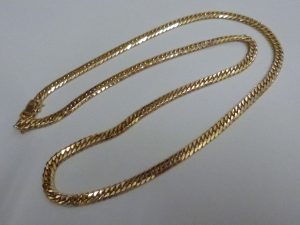 金の喜平ネックレスのお買取りを致しました。買取専門店大吉ゆめタウン中津店(大分県)です。