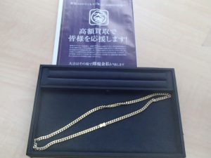 18金の喜平ネックレスをお買取！金を売るなら霧島市の買取専門店大吉霧島国分店におまかせ！