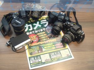 折込チラシ効果でお持ち込み多数!引き続きカメラ集めてます!姶良市の買取専門店大吉タイヨー西加治木店です!