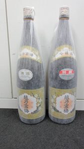 越乃寒梅　一升瓶