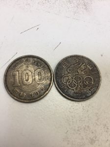 100円銀貨買取ります。大吉八王子店です。