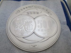 純銀 新500円貨幣発行記念メダル