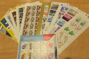 シート切手のお買取がいっぱいの買取専門店大吉東急プラザ新長田店です