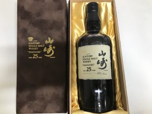 大吉国立店で山崎25年のウイスキーをお買取りしました!!