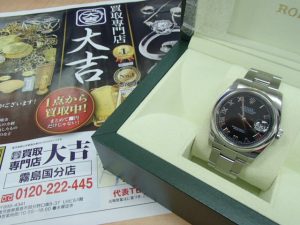 ROLEX(ロレックス)を高価買取！大吉霧島国分店はブランド時計買取キャンペーン実施中！