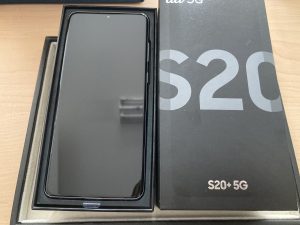 スマートフォン サムスン Sumsung Galaxy S20+ 5G コスミックグレー 128GB au SCG02 未使用