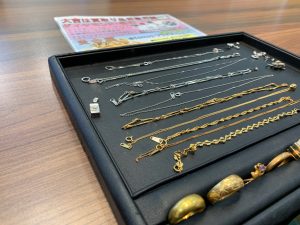 本日もしっかり貴金属買取中!大量少量構いませんよ!姶良市・買取専門店大吉タイヨー西加治木店!