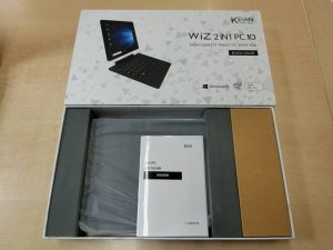 KEIAN・タブレットPC・KIC102-BK・WiZ 2IN1 PC10・10.1インチ・タブレット・win10