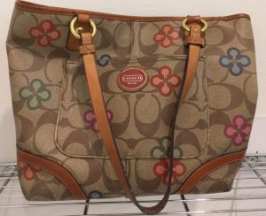 COACH ペイトン シグネチャー クローバー トート