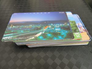 本日はテレホンカードをお持ち頂きました。