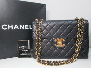 シャネル マトラッセ WチェーンショルダーバッグIMG_8776