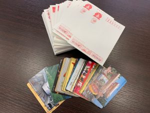 ハガキ、テレホンカード