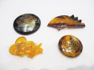 べっ甲の帯どめ