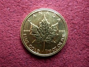 小郡 メイプルリーフ金貨