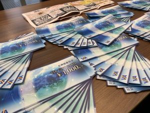 本日も金券・VJAギフトカード買取!姶良市・買取専門店大吉タイヨー西加治木店の高レートは本日のお客様からも評判頂きました!