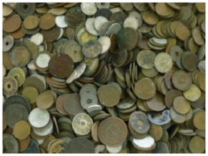 大量の古銭のお買取りを致しました。買取専門店大吉ゆめタウン中津店(大分県)です。