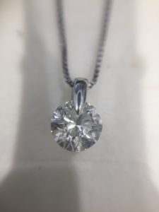 ダイヤモンドのネックレスを買取しました！大吉アトレ取手店です！