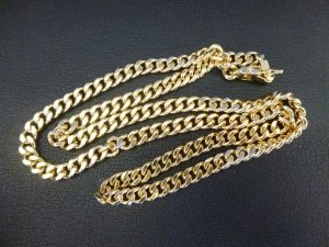 金のネックレスをお買取り致しました。買取専門店大吉ゆめタウン中津店(大分県)です。