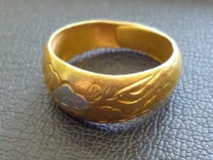 純金製の指輪お買取りいたしました。買取専門店大吉ゆめタウン中津店です。