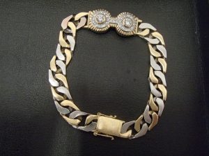 ダイヤモンド付きの喜平ブレスレットをお買取!貴金属製品を売るならやっぱり姶良市の買取専門店大吉タイヨー西加治木店です!