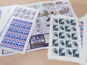 切手はシートもバラも買取OK!記念切手・普通切手のお買取は大吉霧島国分店にお任せくださいね!