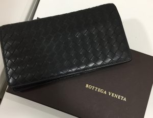 ボッテガのイントレチャートの長財布を買取させていただいた大吉イオンタウン鈴鹿店です！
