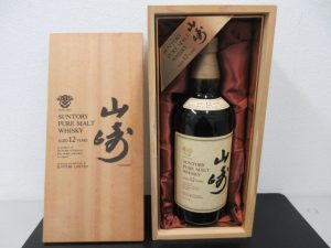 サントリー山崎木箱入りの買取は大吉ウエステ垂水店
