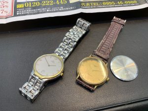 箱無し・電池残無し・裏蓋外れ等々…腕時計買取はここまでやります!姶良市・買取専門店大吉タイヨー西加治木店!