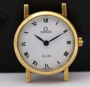 オメガ K18無垢 レディース腕時計