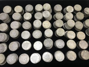 大吉国立店で100円銀貨をお買取りしました!!