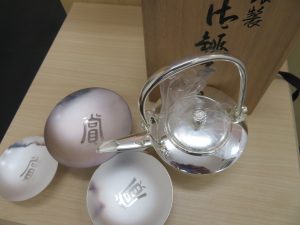 純銀製品 御銚子・盃 お買取りさせて頂きました。
