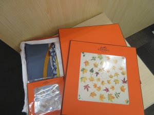 エルメススカーフ　お買取りさせて頂きました。