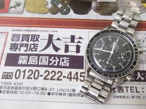 高級ブランド腕時計OMEGAをお買取致しました！オメガのスピードマスターも大吉霧島国分店が高価買取致します！