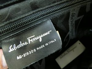 Salvatore Ferragamo・サルバトーレフェラガモ・レザートートバッグ・ショルダーバッグ・ブラック