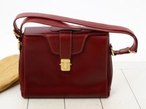 オールドグッチ レザーショルダーバッグ