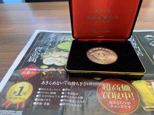 記念品でも貴金属製品!もちろん貴金属買取査定も◎にて買取は姶良市・買取専門店大吉タイヨー西加治木店!