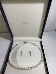 タサキ パールネックレス&イヤリング