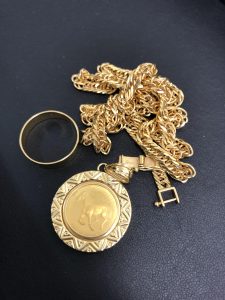 読谷村からお越しのお客様からネックレスを大吉　胡屋店にてお買取させて頂きました！