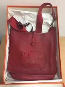 Hermès エルメス エブリン(初期型) 赤 トリヨンクレマンス □F