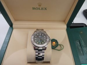 ロレックス ヨットマスター グレー(ダークロジウム)お買取りさせて頂きました。