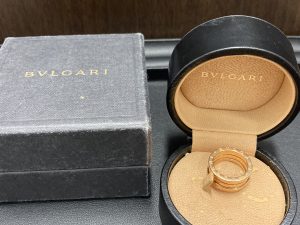 ブルガリゴールドリング