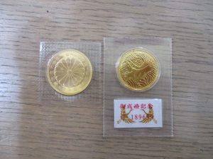 大吉 武蔵小金井店 5万円10万円金貨の画像です