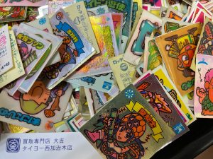 丁寧保管していなくても査定額にびっくり?!これぞ、姶良市・買取専門店大吉タイヨー西加治木店のビックリマンシール買取!