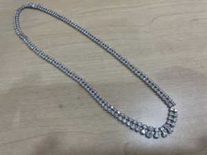 5カラットのメレダイヤネックレスをお買取りしました大吉国立店です!!