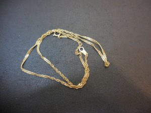 210820ご不要の金のネックレスは、大吉大橋店へ。