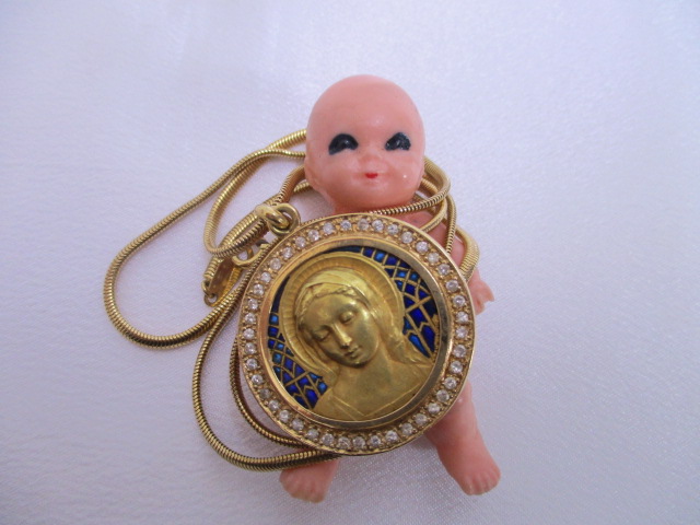 K18のダイヤモンド付ネックレスをお買取させて頂きました♪大吉米子店