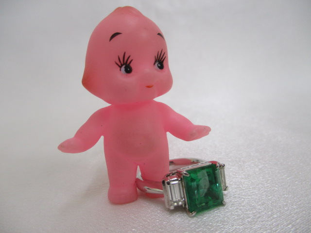 エメラルド付リングをお買取りさせていただきました♪大吉米子店