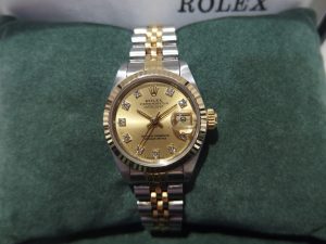 ロレックス デイトジャスト レディース 10P旧ダイヤを売るなら関内伊勢佐木町の買取大吉 カトレヤプラザ伊勢佐木店