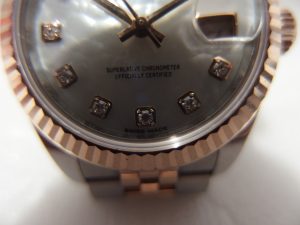 ロレックス デイトジャスト レディース 10P新ダイヤを売るなら関内伊勢佐木町の買取大吉 カトレヤプラザ伊勢佐木店