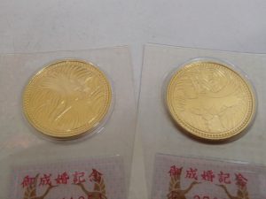 皇太子殿下御成婚記念5万円金貨をお買取いたしました!大吉ゆめタウン八代店